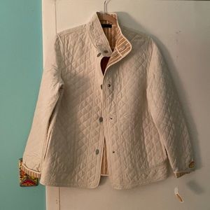 COPY - Talbots ecru reversible jacket brand new with tags size 1X